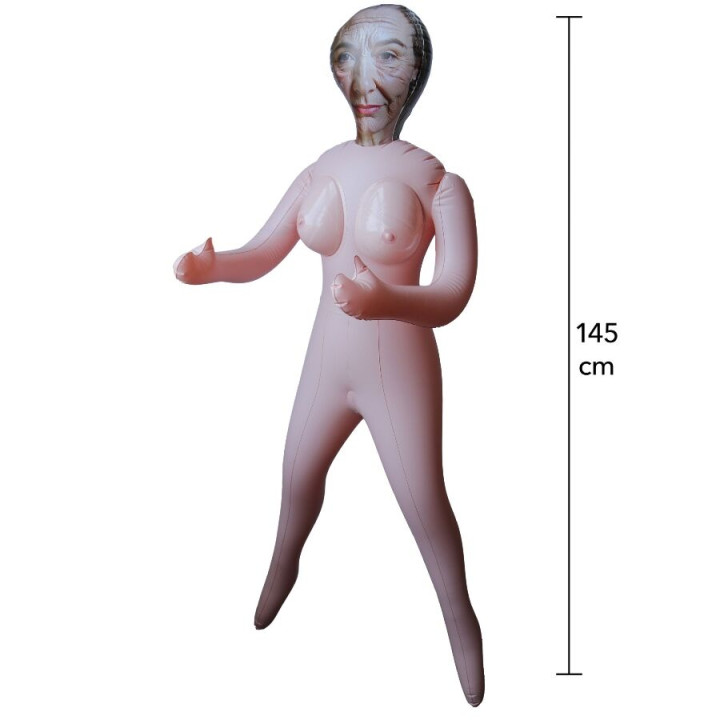 Hidden Desire - Horny Granny Muñeca Inflable 145 cm
