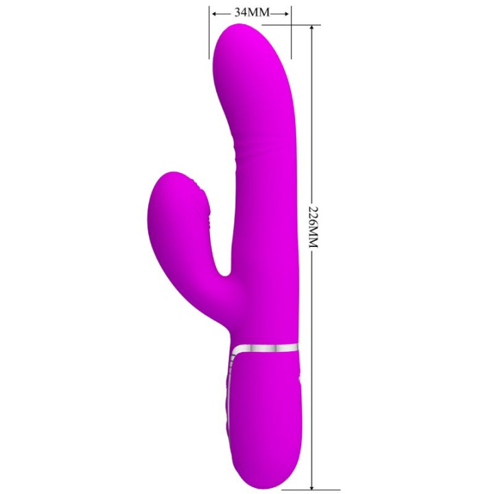 Pretty Love - Multifunction g-Spot Vibrator Fuchsia