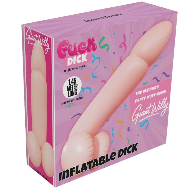 Hidden Desire - Riesiger Aufblasbarer Penis, 145 cm