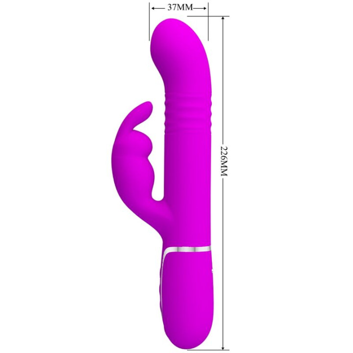 Pretty Love - Coale Rabbit Vibrator Perlen Violet