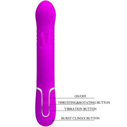 Pretty Love - Multifunction g-Spot Vibrator Aqua Green