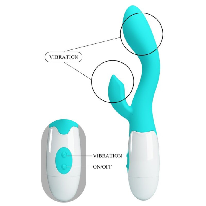 Pretty Love - Vibratore Brighty g-Spot Verde Acqua