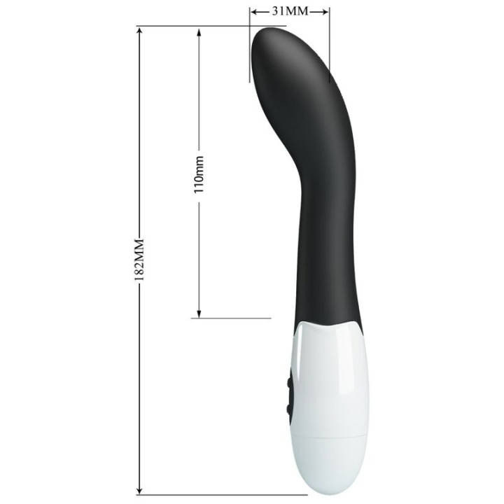 Pretty Love - Bishop g-Spot Vibrator 30 Modes Black