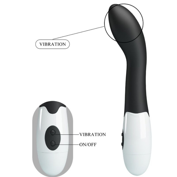 Pretty Love - Vibrateur Rechargeable Cetus Rouge