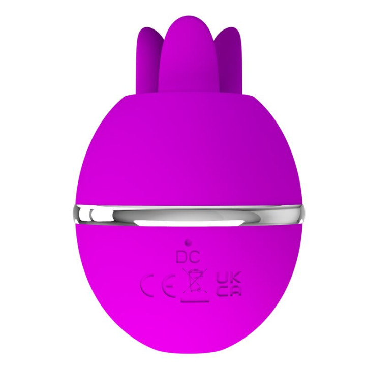 Pretty Love - Vibratore in Silicone Tondo Viola Gemini Ball