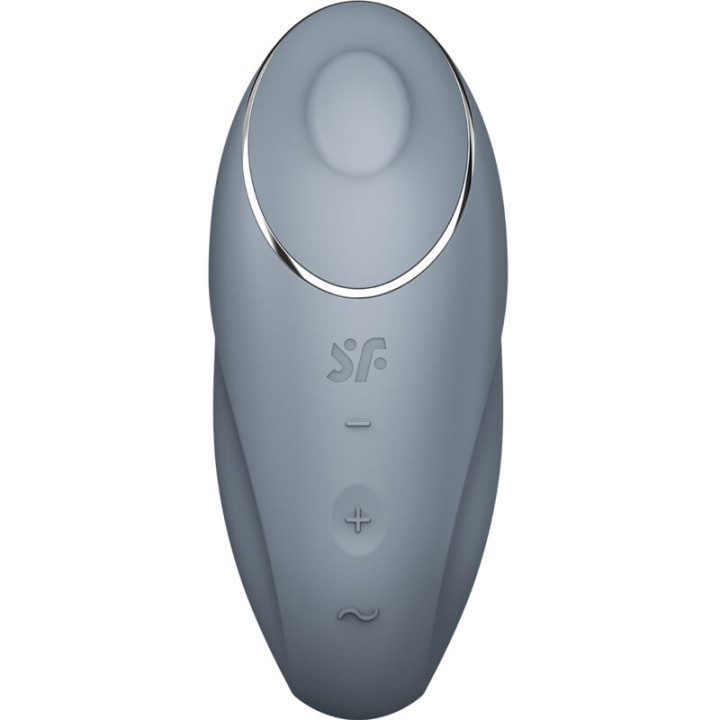 Satisfyer - Tap & Climax 1 Vibrateur Lay-on Gris
