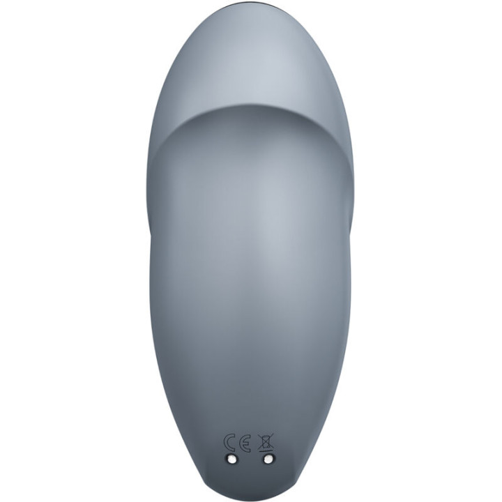 Satisfyer - Tap & Climax 1 Vibratore Lay-on Grigio