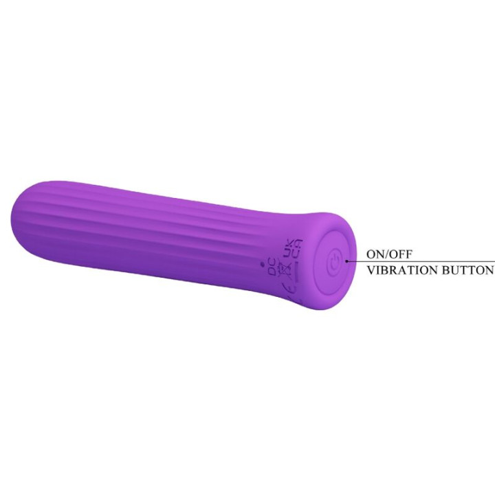 Pretty Love - Zalin Vibrador de Coelho Pérolas 4 em 1 Roxo