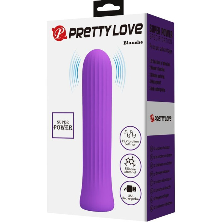 Pretty Love - Blanche Vibratore Stimolatore Lilla