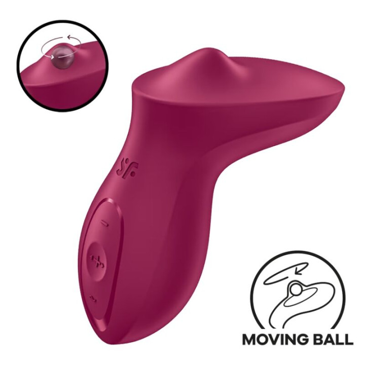 Satisfyer - Vibratore Eccitante da Appoggio Clitoride Fucsia