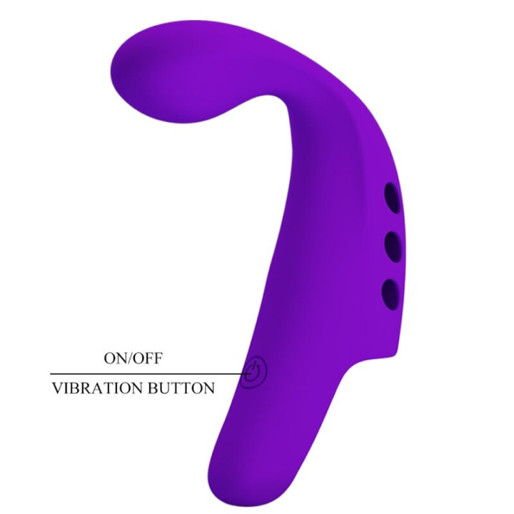 Pretty Love - Vibrateur Doigt Rechargeable Gorgon Violet