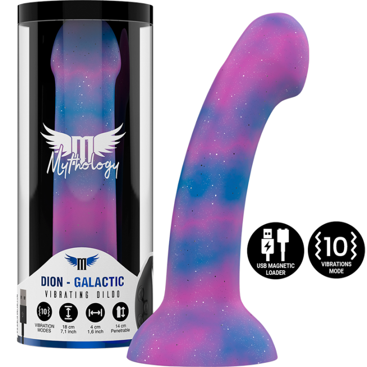 Mythology - Dion Galactic Dildo m - Vibrador Compatible Con Watchme Wireless Technology