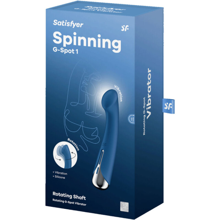 Satisfyer - Spinning g-Sport 1 Rotator Vibrator Blau
