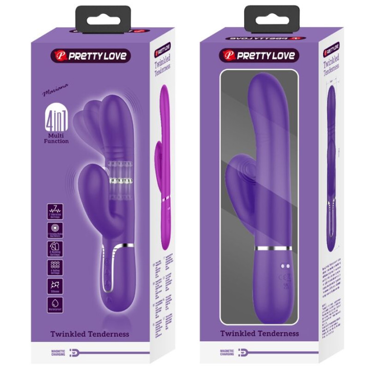 Pretty Love - Vibrateur Multifonction g-Spot Violet