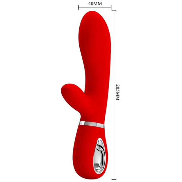 Pretty Love - Vibratore Multifunzione g-Spot Thomas Rosso