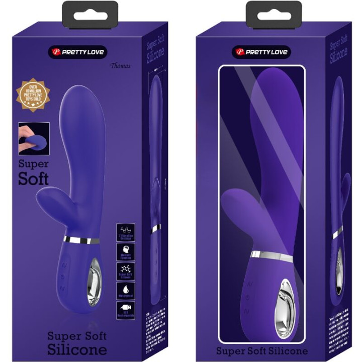 Pretty Love - Vibrateur Multifonction g-Spot Thomas Violet