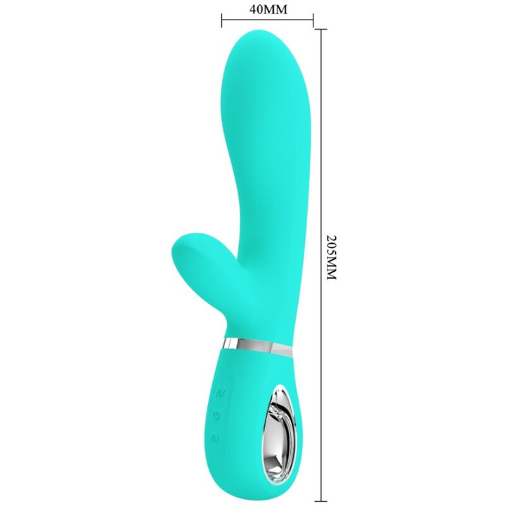 Pretty Love - Thomas Multifunktions-g-Spot-Vibrator Aqua Green
