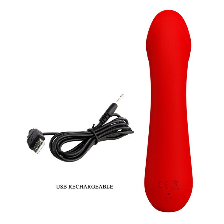 Pretty Love - Cetus Vibrador Recargable Rojo