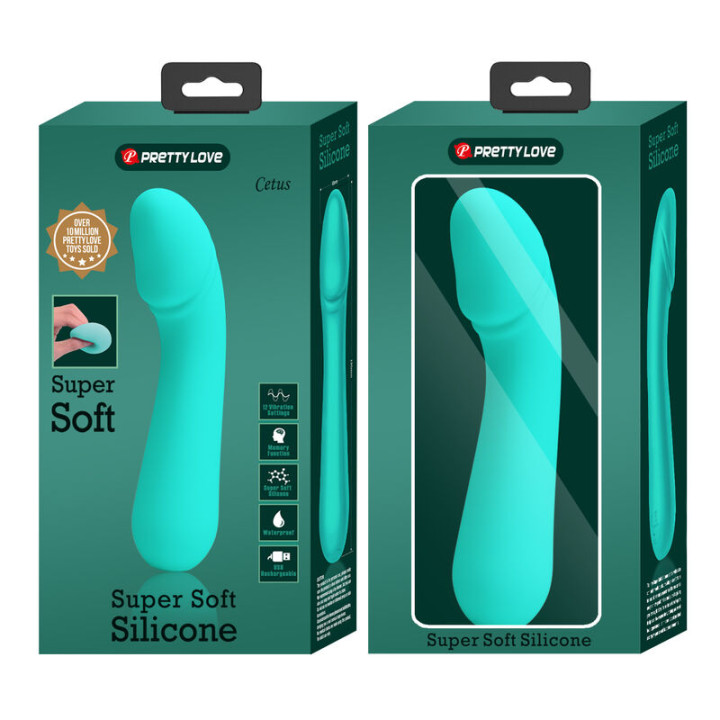 Pretty Love - Wibrator Akumulatorowy Cetus Aqua Green