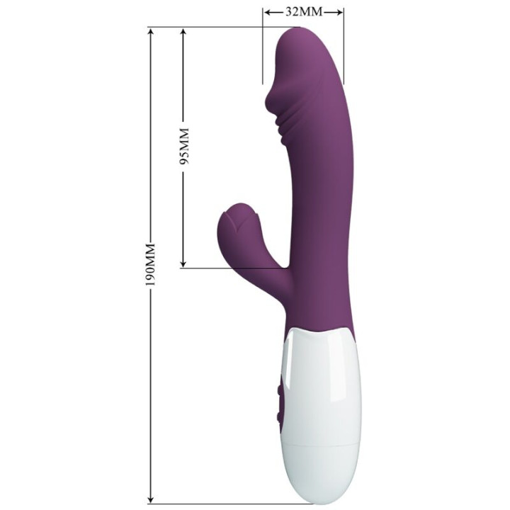 Pretty Love - Vibrador Snappy g-Spot Roxo