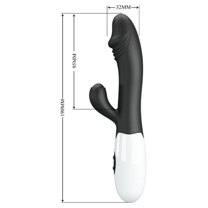 Pretty Love - Vibratore Snappy g-Spot Nero