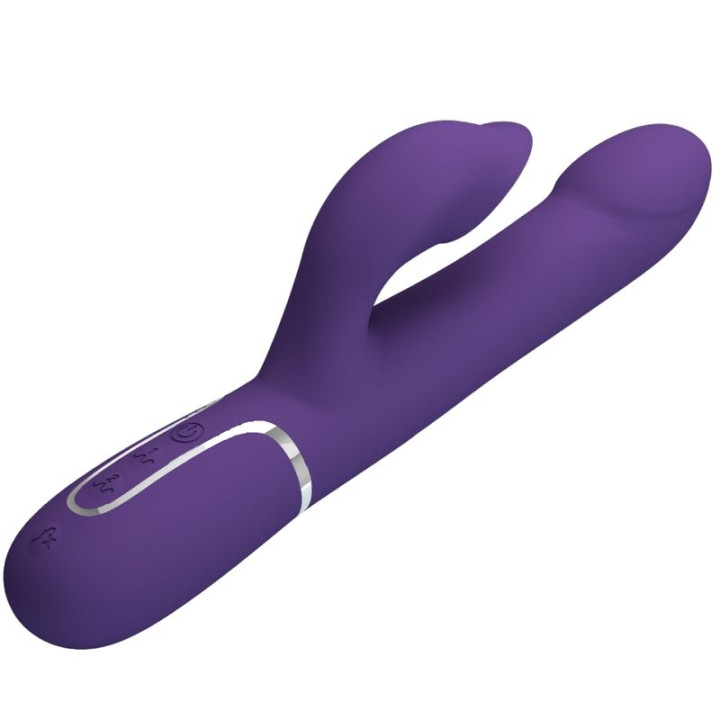 Pretty Love - Zalin Perle Vibratore Coniglio 4 en 1 Viola