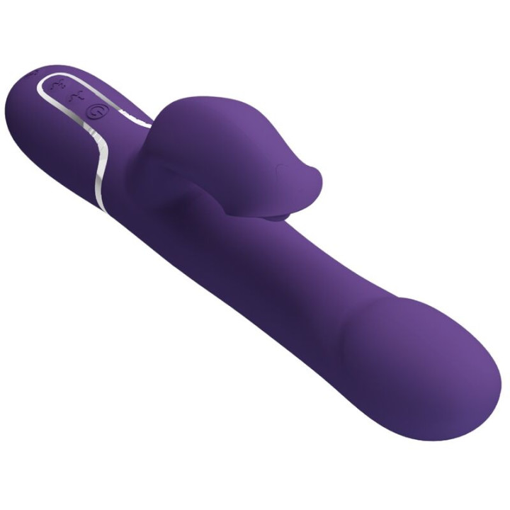 Pretty Love - Zalin Rabbit Vibrator Perlen 4 in 1 Lila