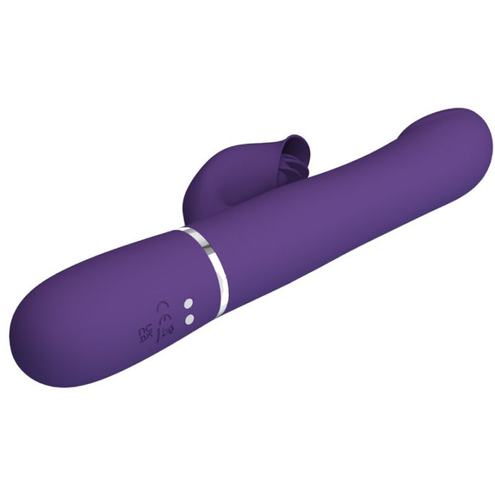 Pretty Love - Zalin Perle Vibratore Coniglio 4 en 1 Viola