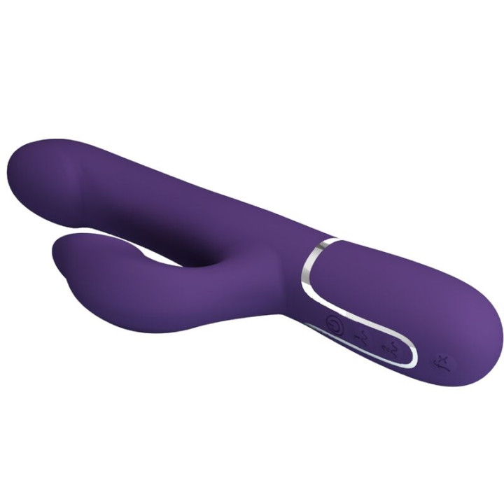 Pretty Love - Zalin Perle Vibratore Coniglio 4 en 1 Viola