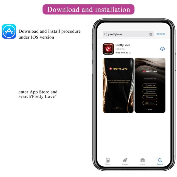 Pretty Love - Hector Vibratore Elettroshock App Gratuita Viola