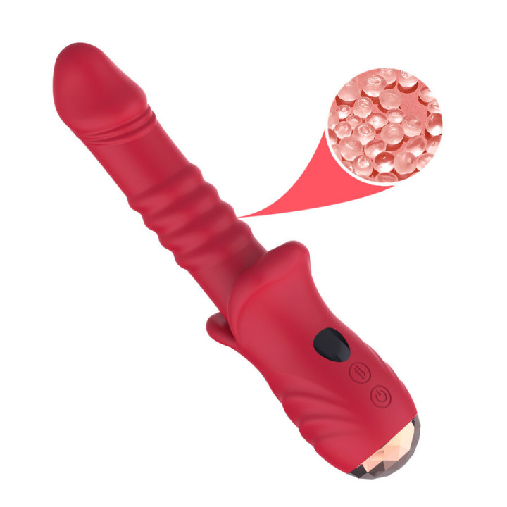 Armony - Point a Dildo Vibrateur Stimulant Rouge