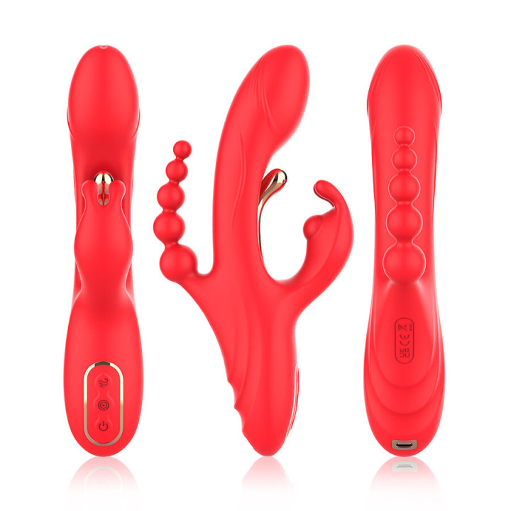 Armony - g-Punkt- Und Klitoris-Stimulator-Vibrator Rot