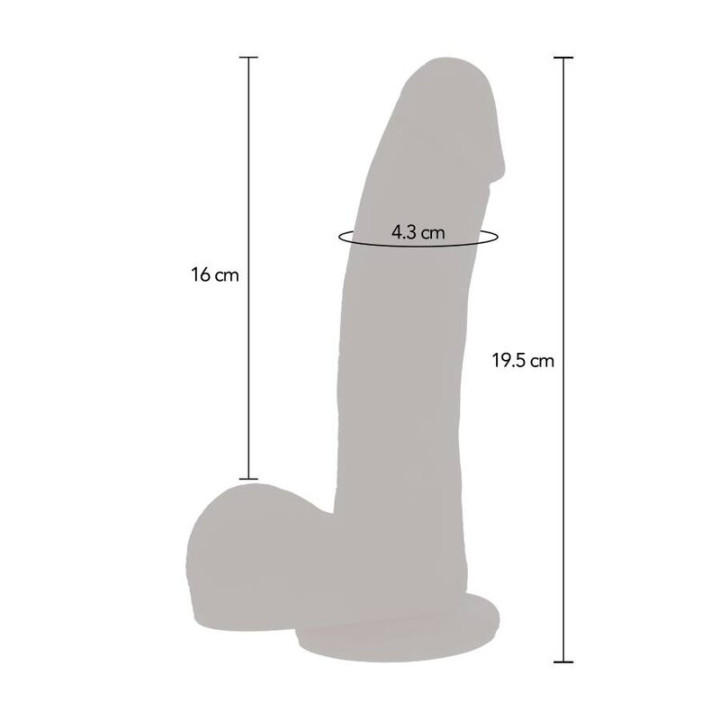 Get Real - Magnetischer Pulse Vertrauende Dildo-Haut