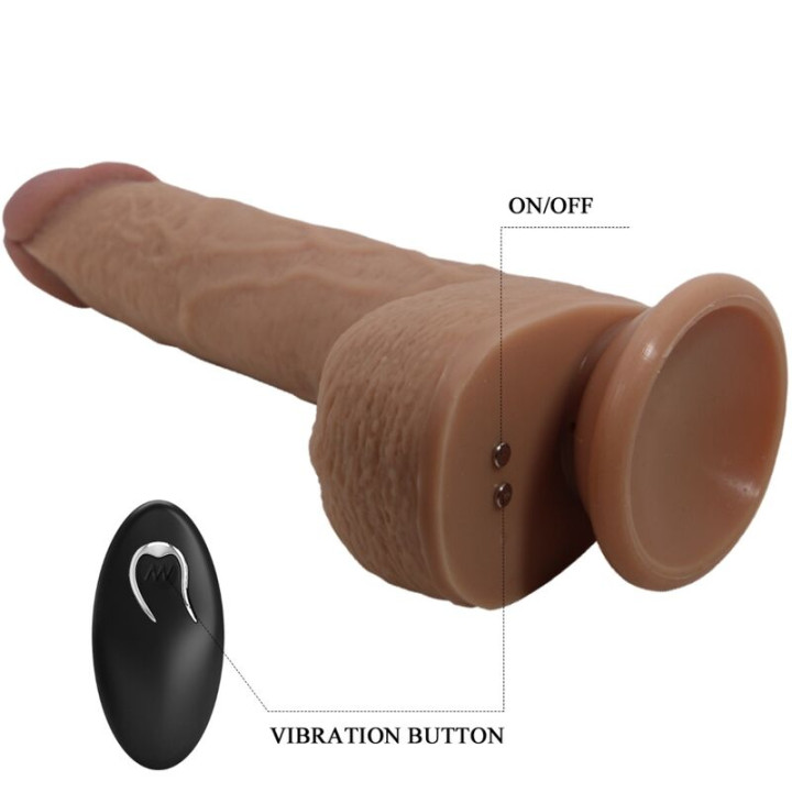 Pretty Love - Tommy Realistic Dildo Vibrator 22.5 cm