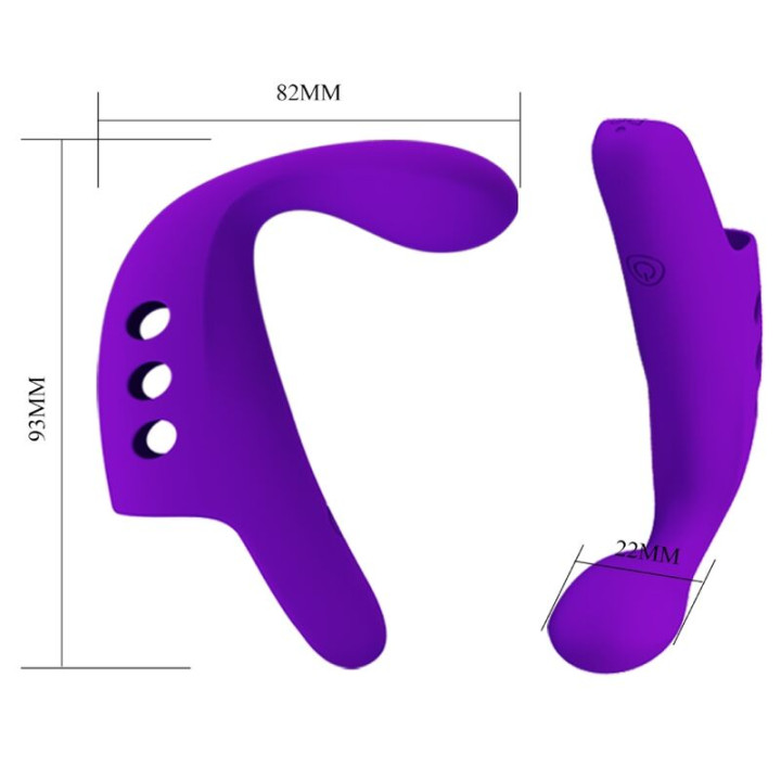 Pretty Love - Gorgon Vibrador de Dedo Recargable Morado