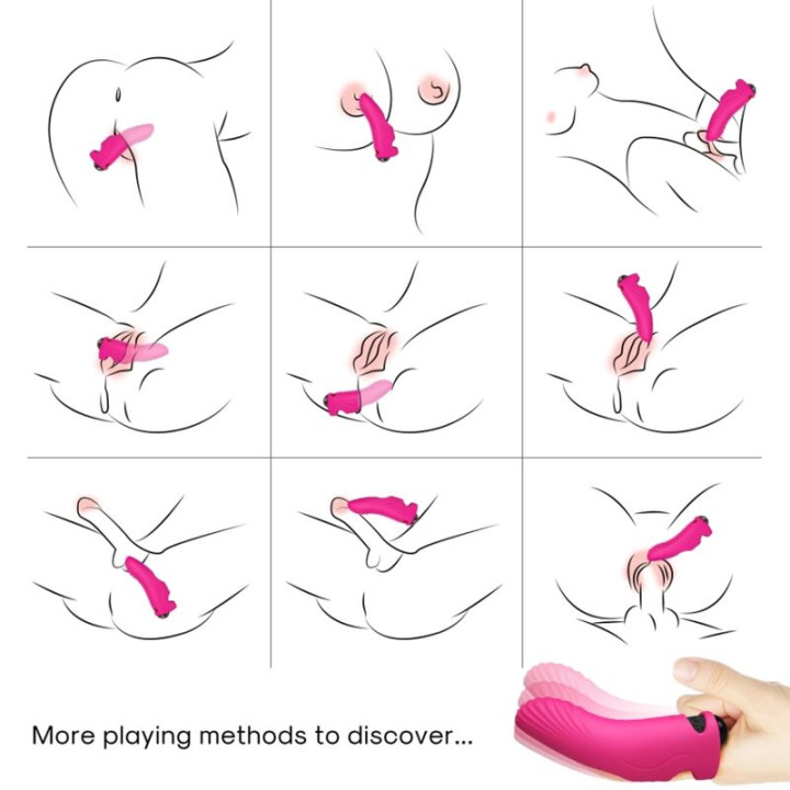 Armony - Aurora Vibrador Dedo Fúcsia