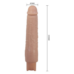 Get Real - Dong 20,5 cm Vibrating Natural
