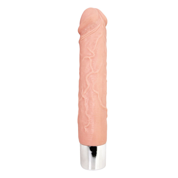 Get Real - Gode 25,5 cm Avec Billes Vibrateur Skin