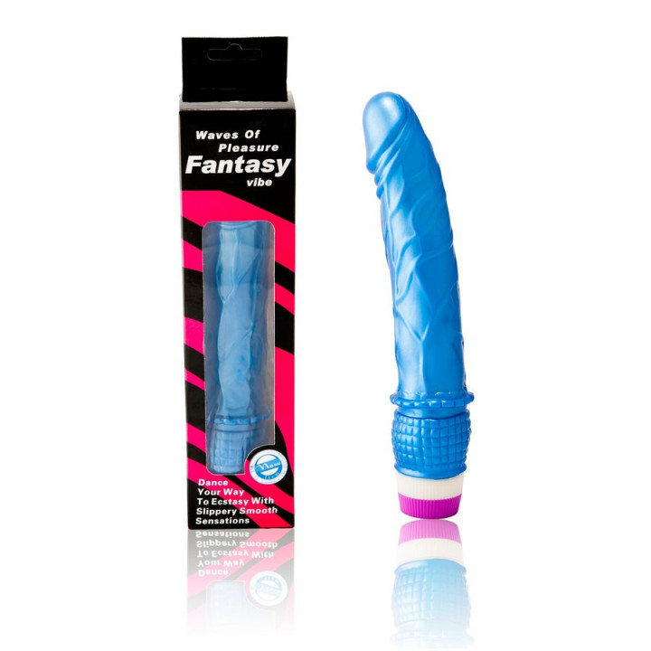 Get Real - Dildo Vibrador Con Bolas Giratorias Natural