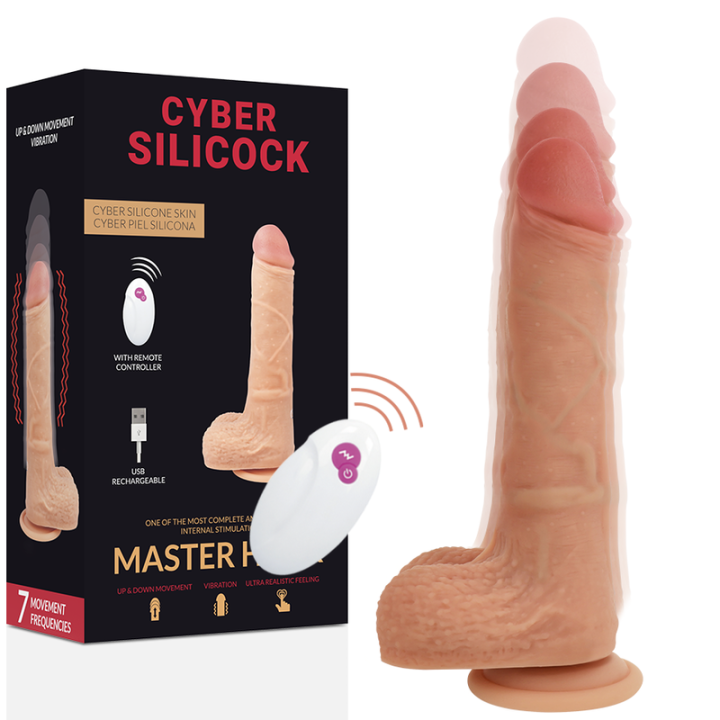 Cyber Silicock - Fernbedienung Realistisch Master Huck 20.9 cm -o- 4 cm
