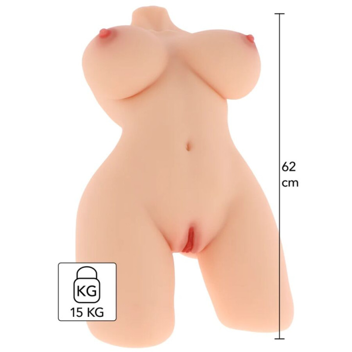 Verborgene Begierde - Grosser College-Fick-Schlampe-Torso-Frau-Masturbator 15 kg