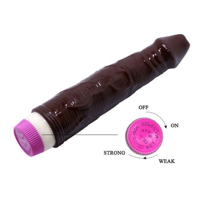 Baile - Waves of Pleasure Vibrator 23 cm Brown