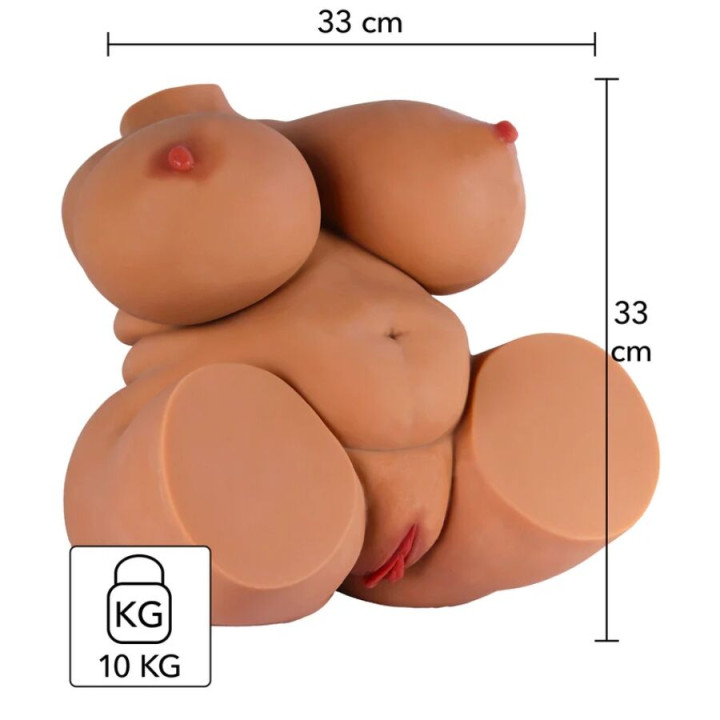 Hidden Desire - Big Fat Banging Babe Torso Masturbador Feminino 10 kg
