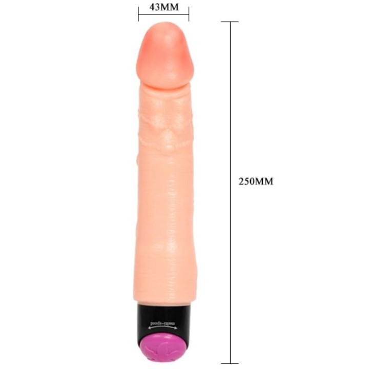Baile - Vibrador Realista Flexível 25 cm