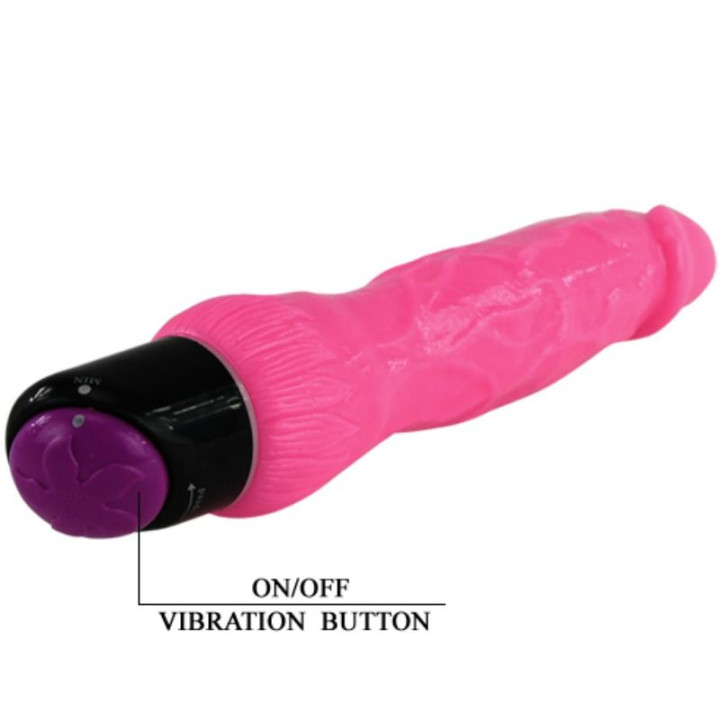 Baile - Vibratore Sesso Realistico Colorato Rosa 24 cm