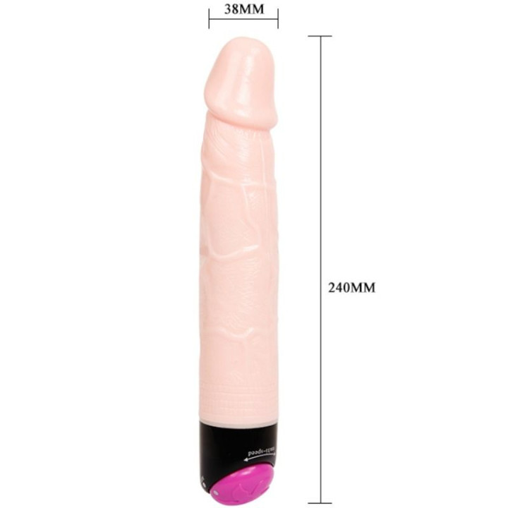 Baile - Vibrao e Rotao Sexual Colorida 24 cm