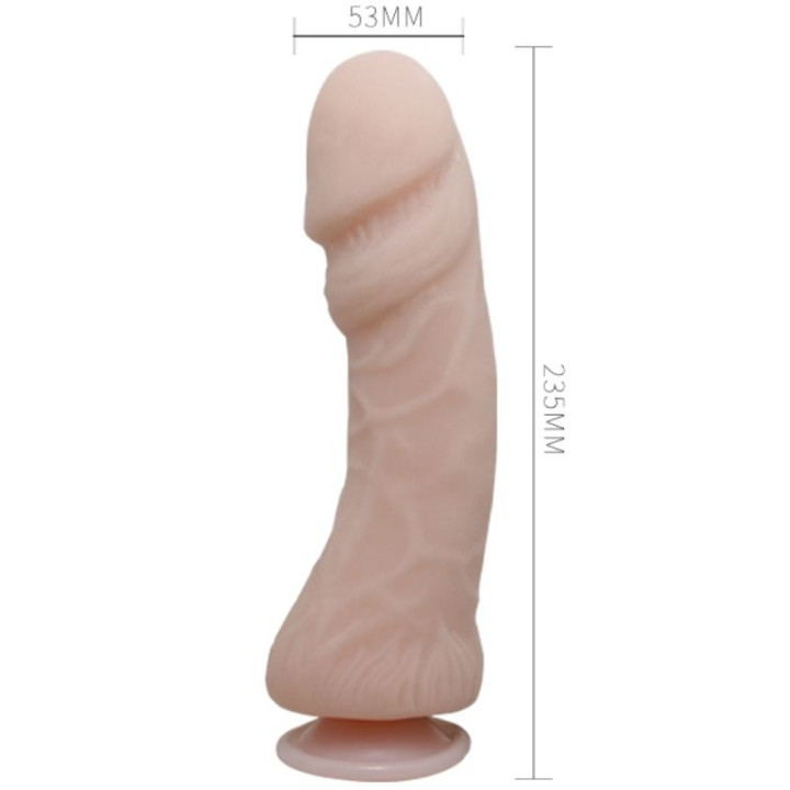 Baile - The Big Penis Dildo Con Vibración Natural 23.5 cm