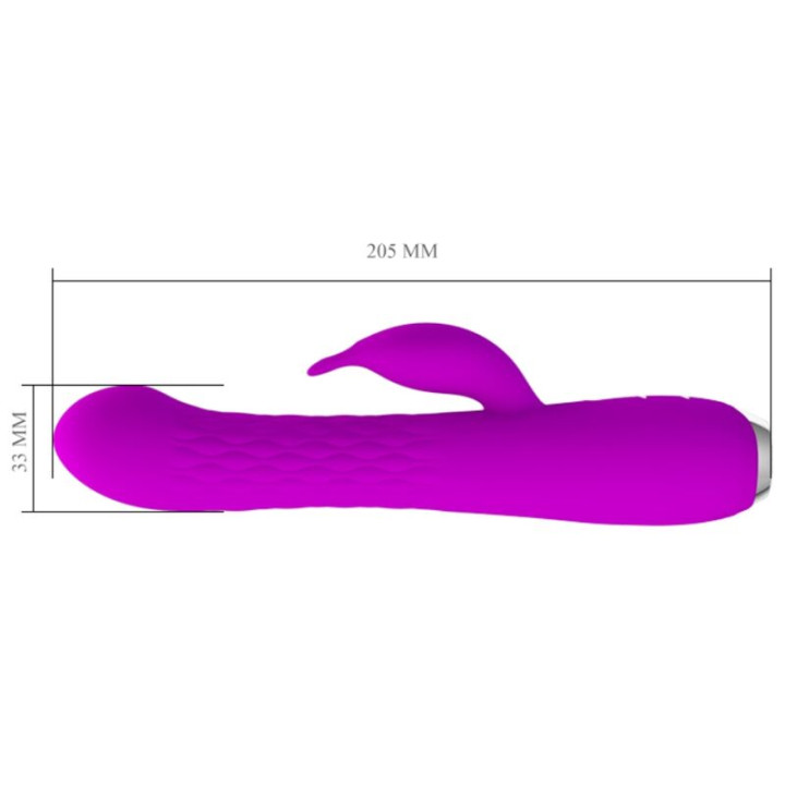 Pretty Love - Vibratore Molly Con Rotazione Ricaricabile