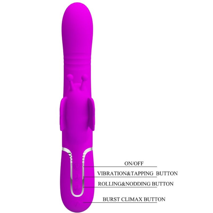 Pretty Love - Vibrateur Lapin Rechargeable Gloria Imperméable Violet
