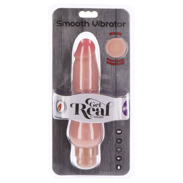 Get Real - Peau de Vibrateur Lisse Double Densit?